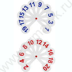 Касса-веер цифр от 1 до 20 | Фото 1