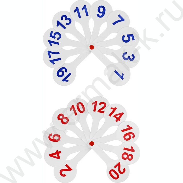 Касса-веер цифр от 1 до 20 | Фото 1