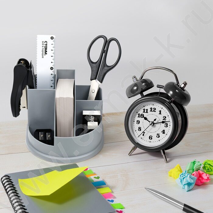 Подставка д/каранд. и ручек Авангард серый | Фото 6