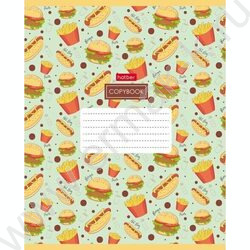 Тетрадь  18л клетка "Good food"  5видов | Фото 2