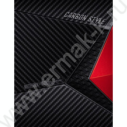 Тетрадь 160л клетка/кольца "CarbonStyle" /мат.лам. | Фото 1