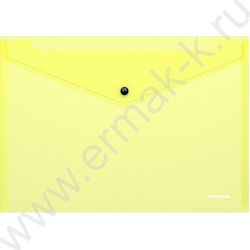 Папка-конверт на кнопке А4 Fizzy Neon ассорти | Фото 5