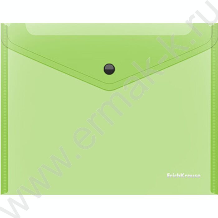 Папка-конверт на кнопке А5+ Glossy Neon полупрозрач. /ассорти | Фото 4