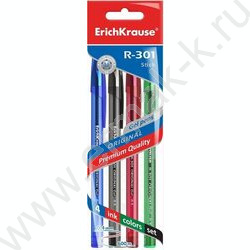 Ручка гелевая /набор  4цв/ 0,5мм "R-301 Original Gel Stick" блистер | Фото 2