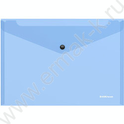 Папка-конверт на кнопке B5 Glossy Vivid полупрозрач. /ассорти | Фото 2