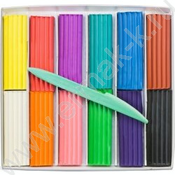 Пластилин  12цв 240г Классика+стек | Фото 3