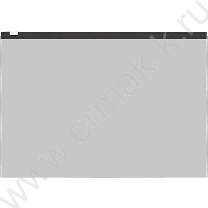 Папка-конверт на молнии А4 Zip Fizzy Clear c цветной молнией /прозрачная, ассорти | Фото 3