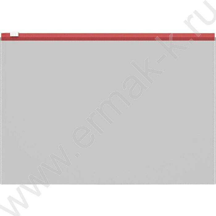 Папка-конверт на молнии А4 Zip Fizzy Clear c цветной молнией /прозрачная, ассорти | Фото 4