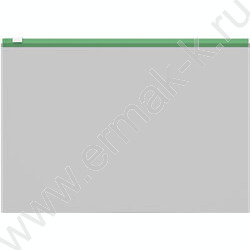 Папка-конверт на молнии А4 Zip Fizzy Clear c цветной молнией /прозрачная, ассорти | Фото 5