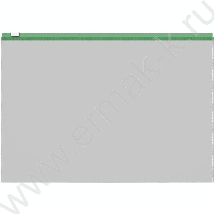 Папка-конверт на молнии А4 Zip Fizzy Clear c цветной молнией /прозрачная, ассорти | Фото 5