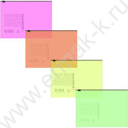 Папка-конверт на молнии C6 Zip Fizzy Neon /ассорти | Фото 1