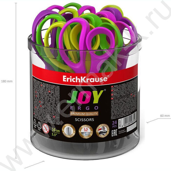 Ножницы 14см JOY ® Ergo /ассорти  | Фото 5