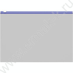 Папка-конверт на молнии B5 Zip Fizzy Clear прозрачный c цветной молнией /ассорти | Фото 5