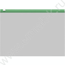 Папка-конверт на молнии C6 Zip Fizzy Clear прозрачный c цветной молнией /ассорти | Фото 5