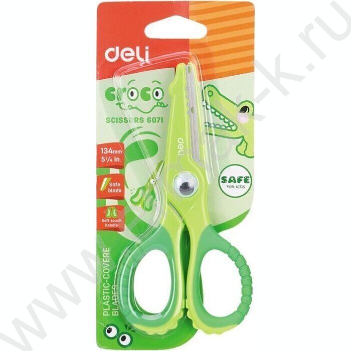 Ножницы 13,4см детские Croco /ассорти, блистер | Фото 2