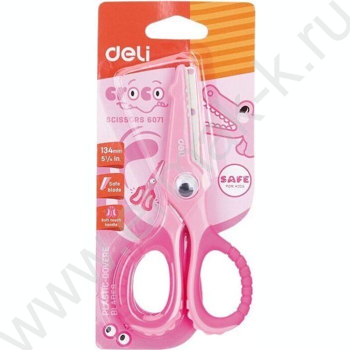 Ножницы 13,4см детские Croco /ассорти, блистер | Фото 3
