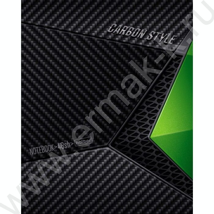 Тетрадь  48л клетка "CarbonStyle" /лак /5видов | Фото 4