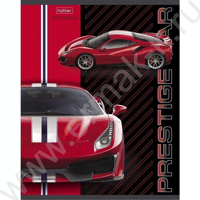 Тетрадь  48л клетка "Автопрестиж" /лак /5видов | Фото 3