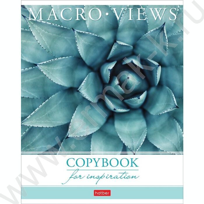 Тетрадь  80л клетка "Макровьюс" /лак/ 5видов | Фото 3