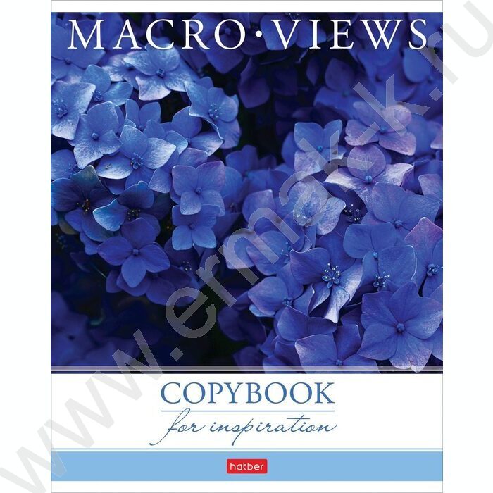 Тетрадь  80л клетка "Макровьюс" /лак/ 5видов | Фото 4