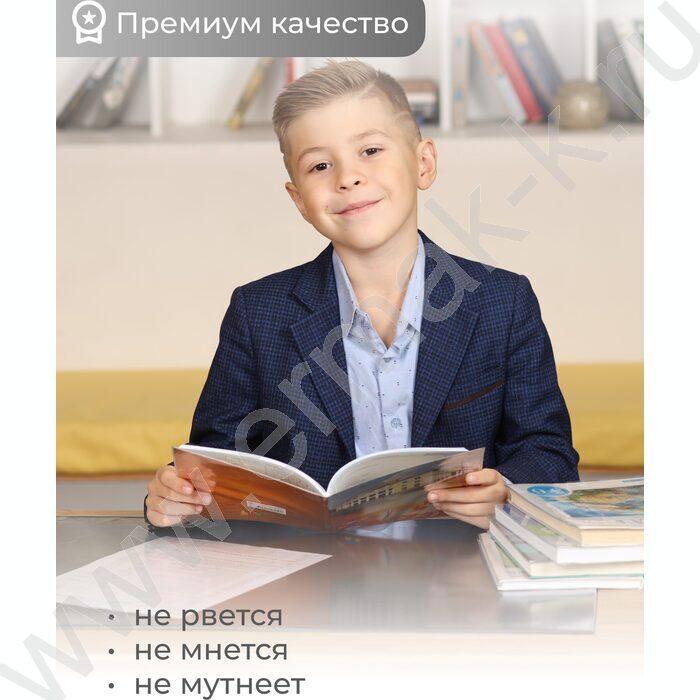 Обложка  217*425мм  д/дневников тв.обл. универс.прозр. | Фото 6