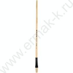 Кисть  щетина № 8 плоская длинная ручка | Фото 1
