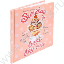 Зап. книжка  64л А6 тв.обл. "Изысканный десерт" /глянец/лен/ | Фото 2