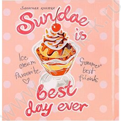 Зап. книжка  64л А6 тв.обл. "Изысканный десерт" /глянец/лен/ | Фото 4