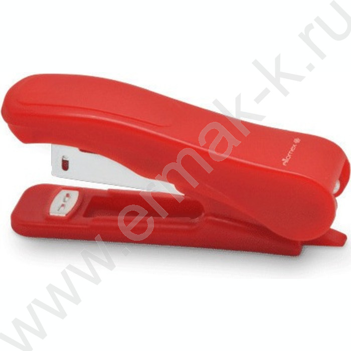 Степлер №10  18л пластик красный усиленный /встроен метал.антистеплер/ | Фото 1
