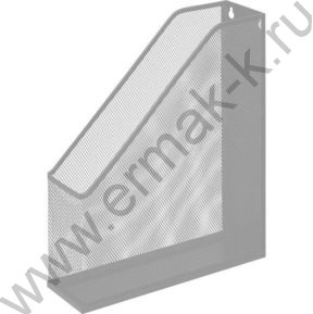 Лоток вертикальный сетчатый (метал) серый, 7,5*25*31,8см