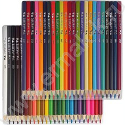 Карандаши  48цв Trio Mega Soft /трехгранные/ 4М, d грифеля-3мм к/кор | Фото 2