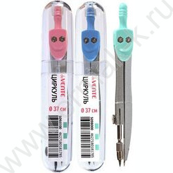 Циркуль Pastel пл.футляр /пастельные цвета ассорти | Фото 1