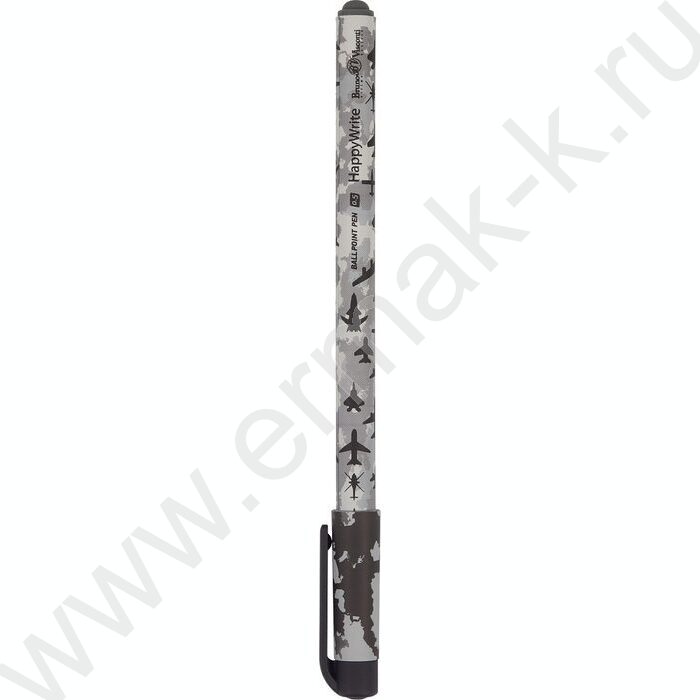 Ручка шар HappyWrite.Военный паттерн. Самолеты 0,5мм | Фото 1