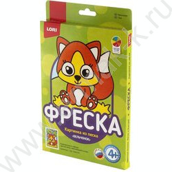 Набор д/творчества Фреска. Картина из песка "Бельчонок" | Фото 2