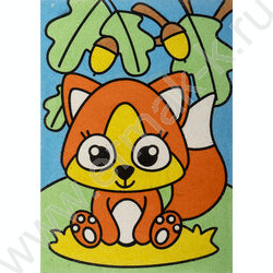 Набор д/творчества Фреска. Картина из песка "Бельчонок" | Фото 3