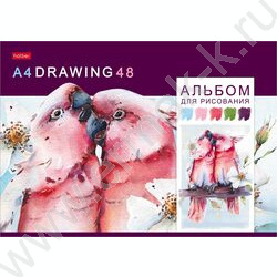 Альбом д/рисования 48л "Акварельная палитра" 5видов | Фото 5
