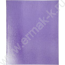 Тетрадь  48л линейка "Бум/винил" METALLIC фиолетовая | Фото 1