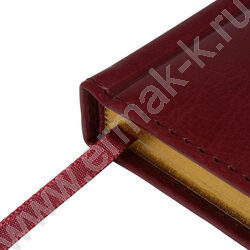 Ежедневник н/дат А6+ 136л Sidney Nebraska бордовый | Фото 3