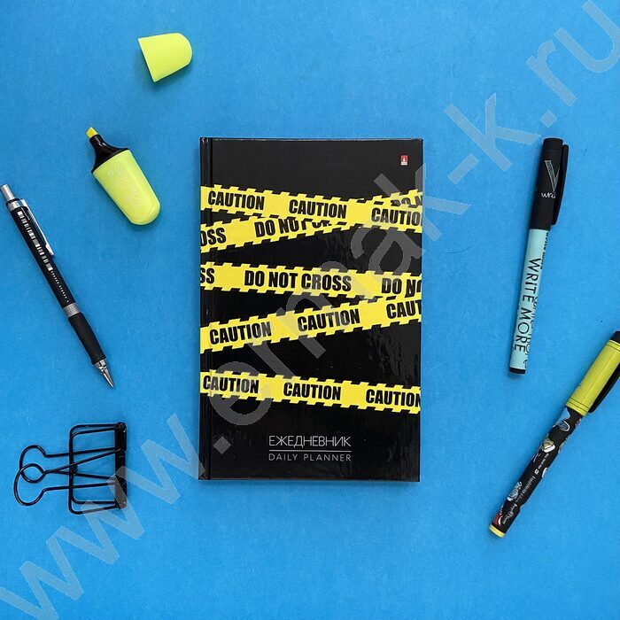 Ежедневник н/дат А5 Keep away.Caution глянец/линейка | Фото 4