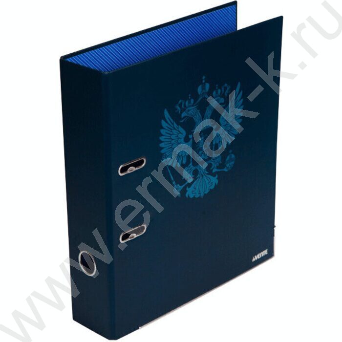 Файл 75мм разборный "Герб", метал. окантовка, матовая лам., выбор.лак, цветная запечатка форзаца | Фото 1