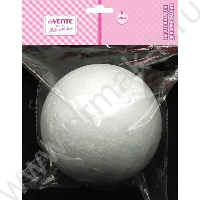 Пенопластовые фигурки Шар  d=100мм/1шт | Фото 1