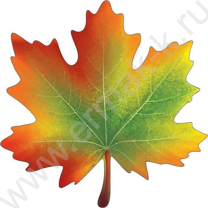 Украшение Кленовый лист скотч | Фото 1