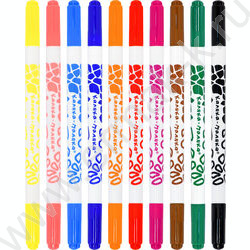 Фломастеры  10цв Каляка-Маляка /двухсторонние /блистер | Фото 3