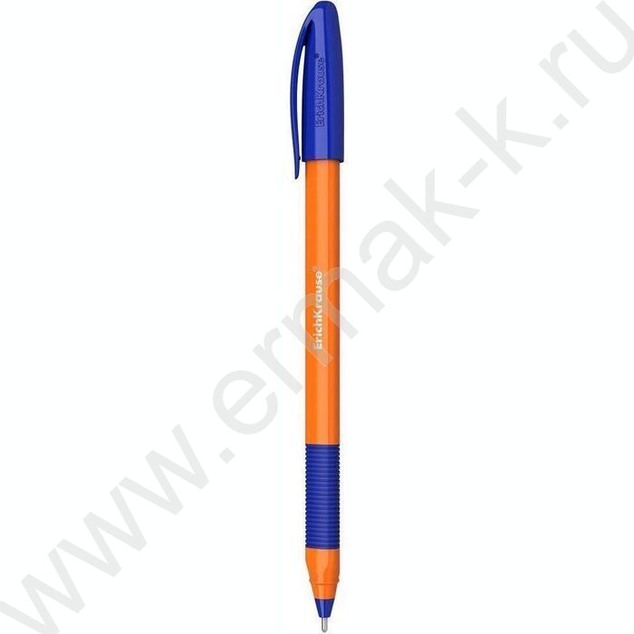 Ручка шар U-109 Stick&Grip Orange 1,0мм, синяя /форма корп. - треугольная | Фото 1