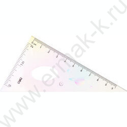 Геометрический набор 4предм пластиковый /лин.15см., треуг.2шт., трансп. /ассорти | Фото 8