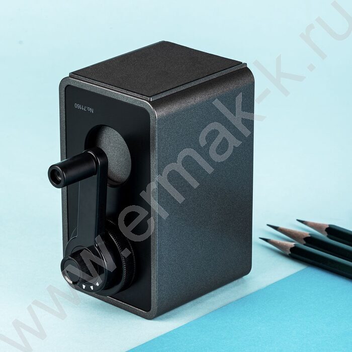 Точилка механическая 1 отверстие пластик /черная | Фото 2