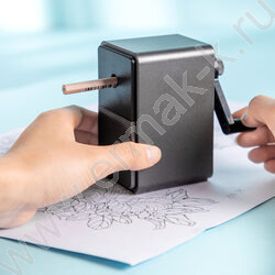 Точилка механическая 1 отверстие пластик /черная | Фото 3