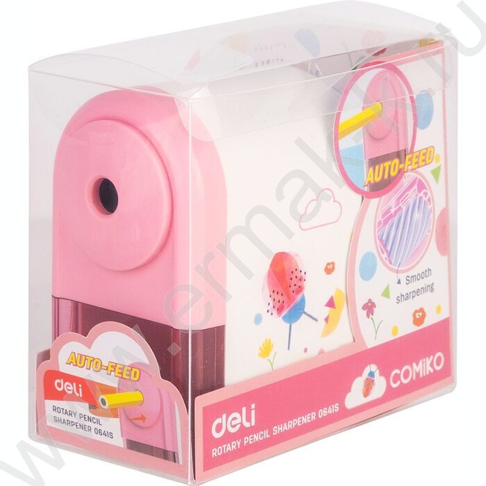 Точилка механическая 1 отверстие пластик /ассорти | Фото 3