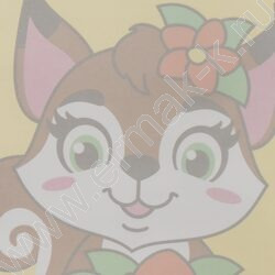 Набор д/творчества Фреска. Картина из песка "Белочка с цветком" | Фото 4