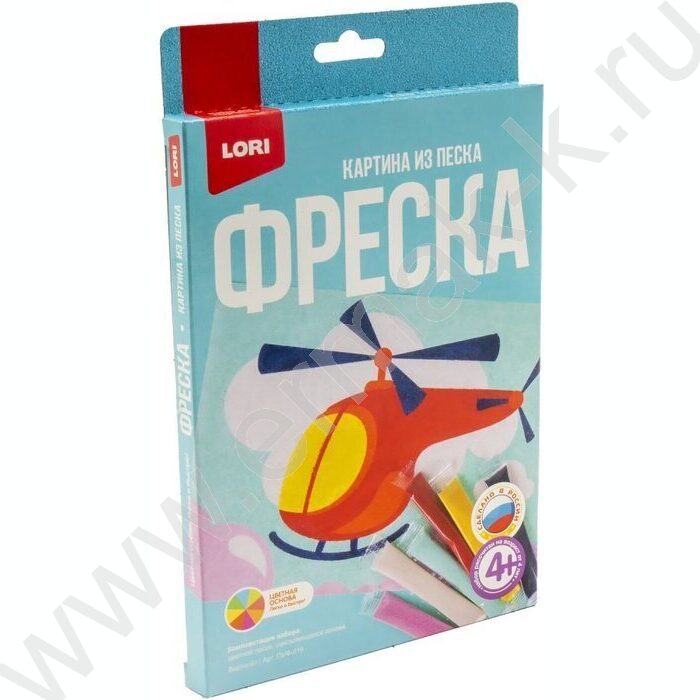 Набор д/творчества Фреска. Картина из песка "Вертолёт" | Фото 1